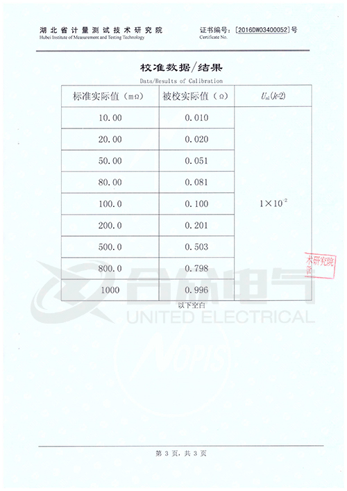 地網(wǎng)接地電阻測試儀證書 地網(wǎng)接地電阻測試儀證書