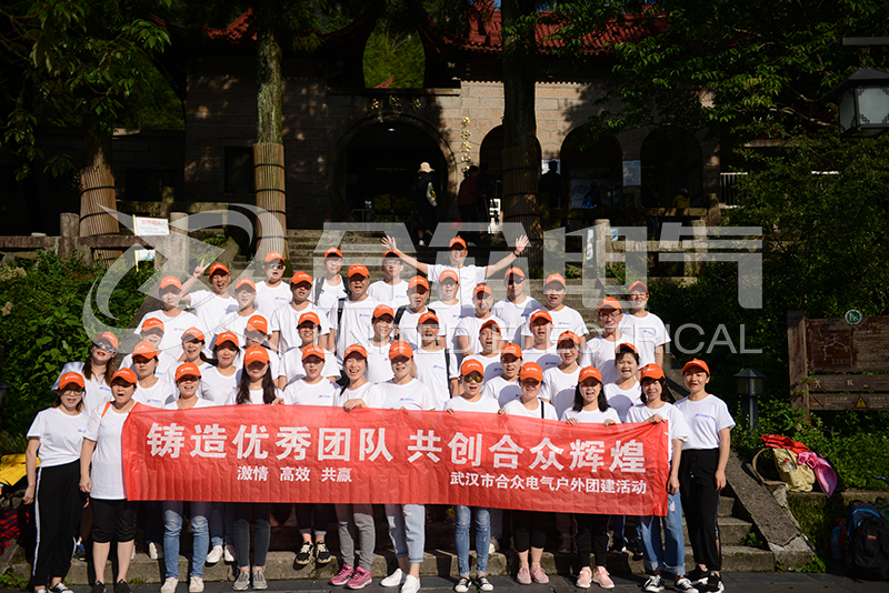 武漢市合眾電氣黃山合影 武漢市合眾電氣黃山合影